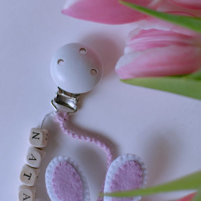 Accesoriu ghiozdan iepuraș / Breloc iepuraș pluș