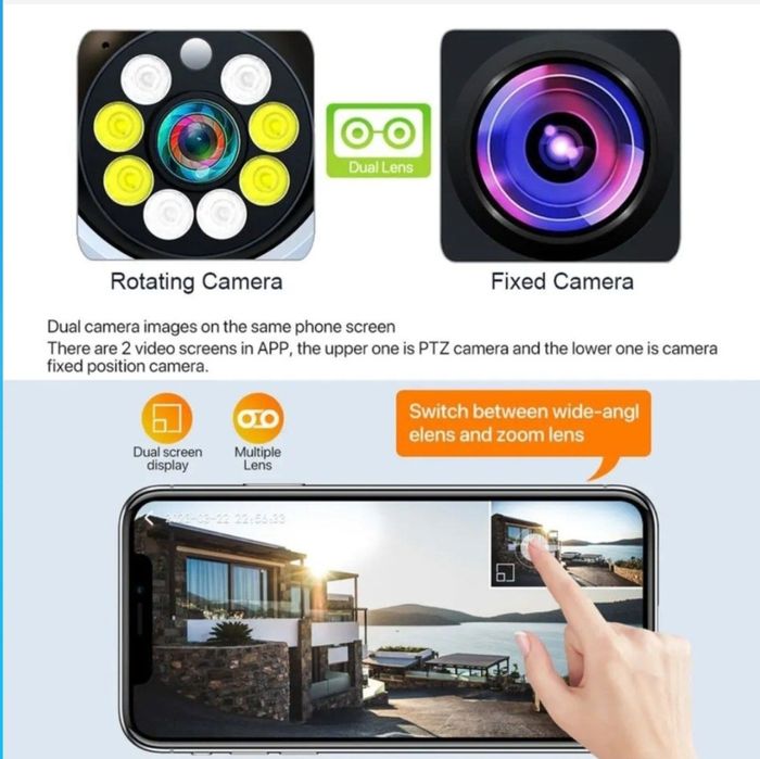 Sq001 WiFi smart kamera наружная камера full HD