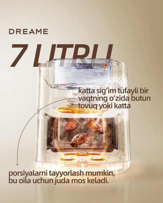 Аэрогриль (аэрофритюрница) DREAME AF30