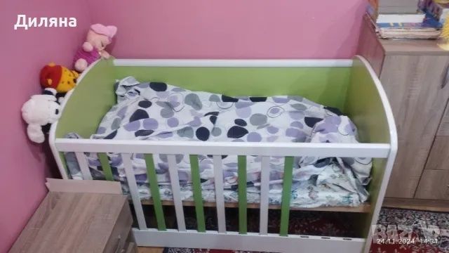 Детско легло 2в1