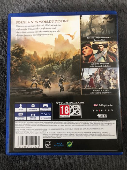 PS4 Creedfall, ps4 игри
