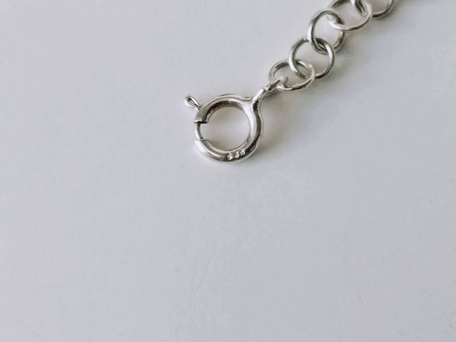 Veche bratara din argint de 925, cu pandantive inimioare copii