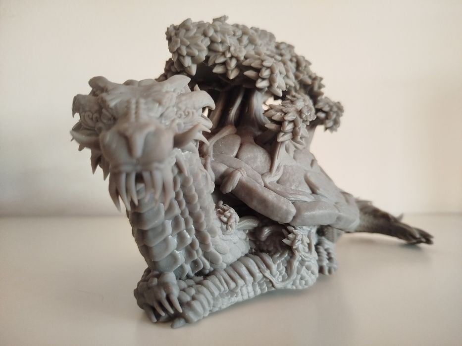 Statuetă 3D Higashi no Shikame, Eastern Dragon Turtle