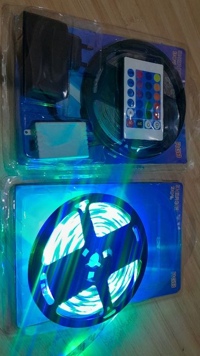 Banda led multicolora 5m,led 2835,impermeabil