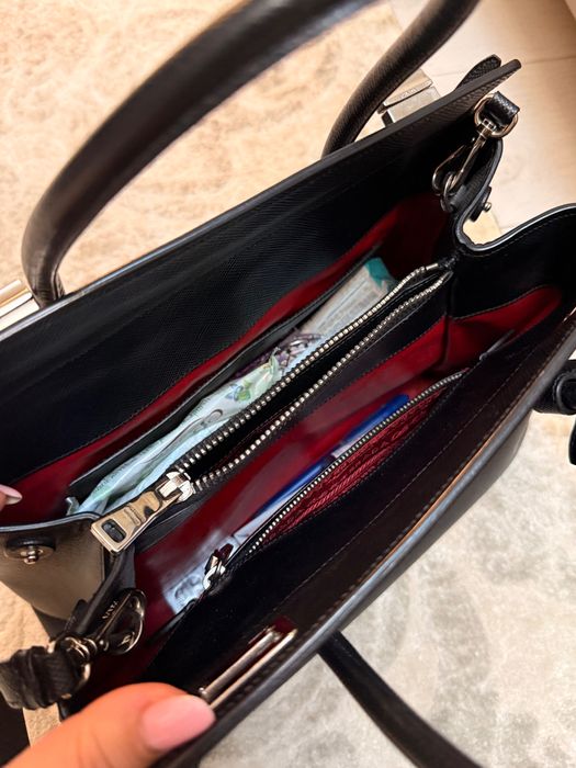 Geanta Origina Prada Saffiano Cuir Twin tote