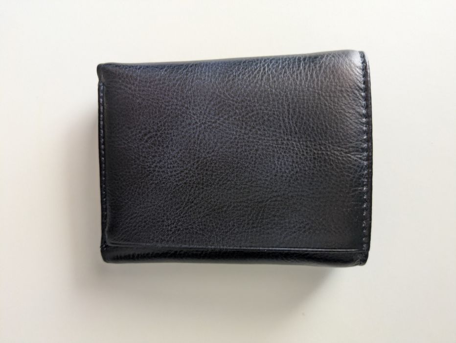 Portofel barbati din piele - albastru - NOU