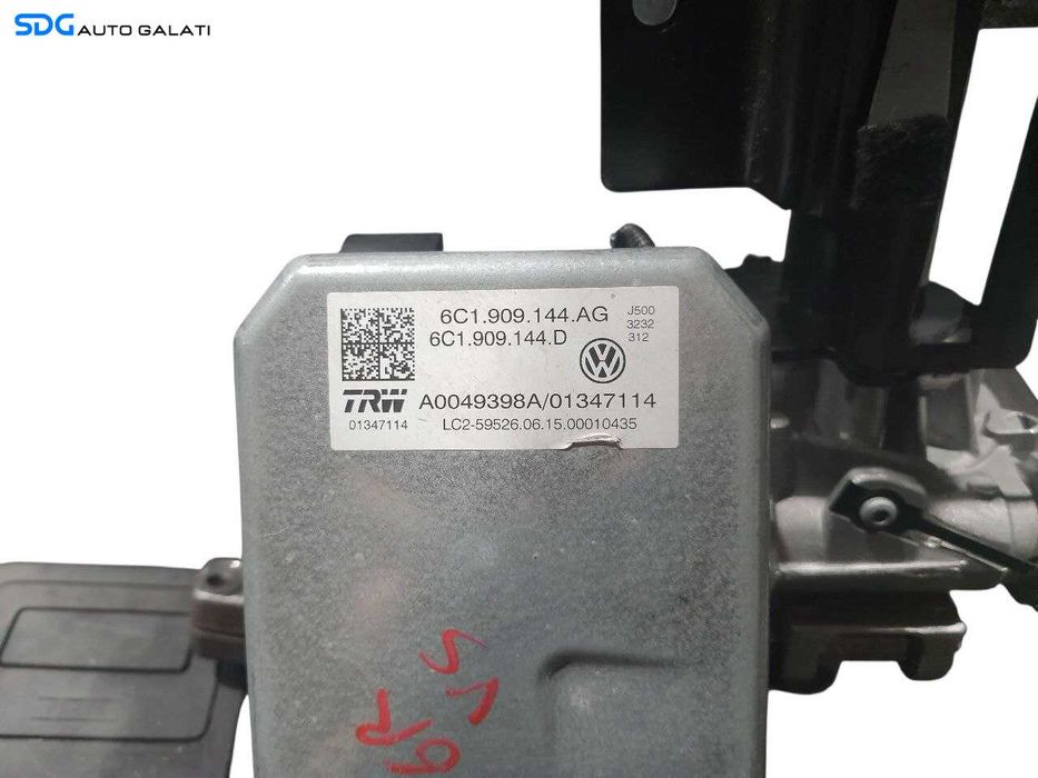 Ax Coloana Volan Cu Motoras Pompa Electrica Servodirectie Volkswagen Polo 6R 2009 - 2017 Cod 6C1423510BB 6C1909144AG 6C1909144D [N2769]