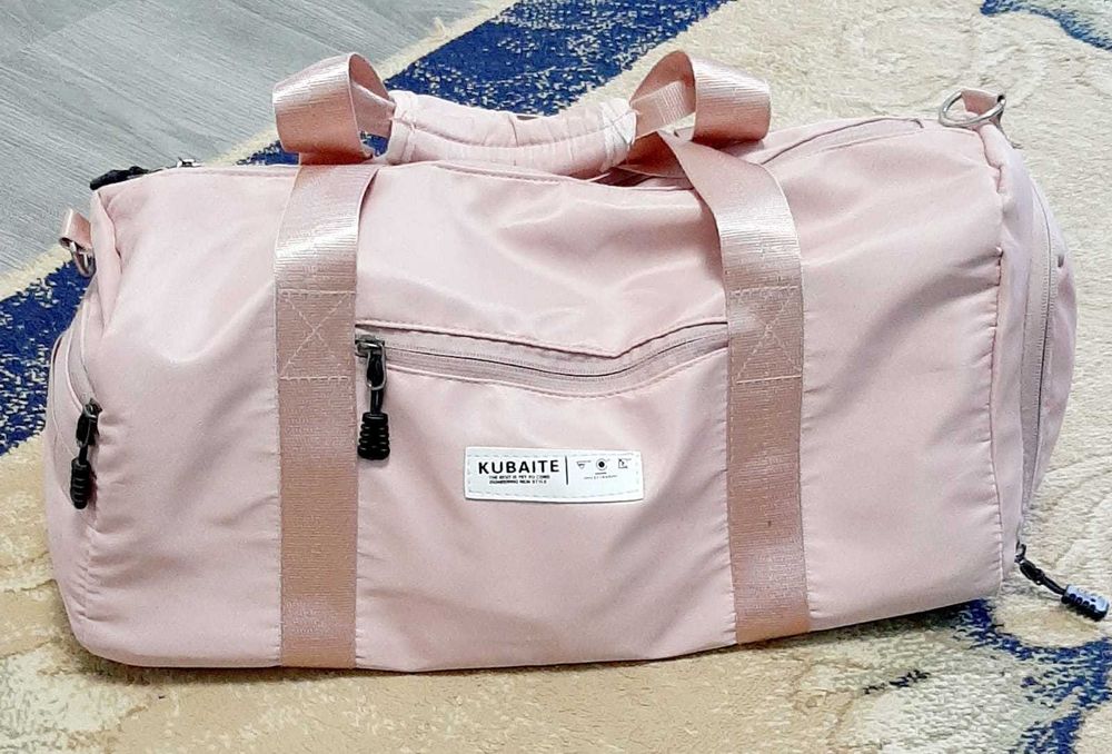 Сумка спортивная (цвет розовый)