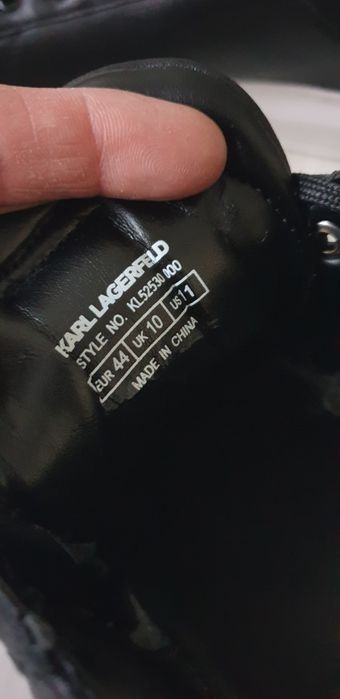 Karl Lagerfeld  45/29см - 44/28 ОРИГИНАЛ! Мъжки  / кецове/  ест. кожа