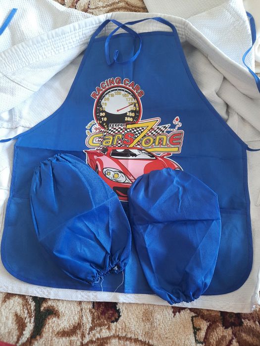 Фартук синий для мальчика