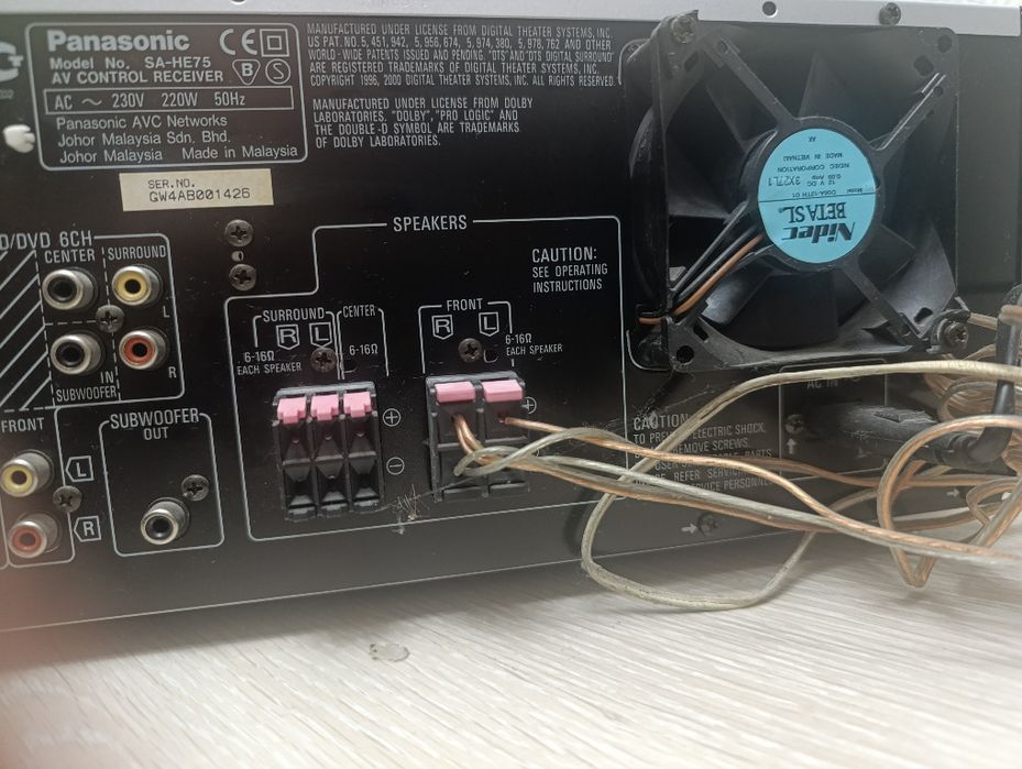 AV-ресивер Panasonic SA-HE75 (5.1, оригинал)