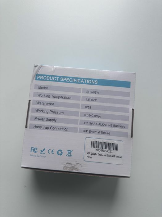 Programator WiFi pentru Irigare/Udare, cu 2 Iesiri, Control Aplicatie