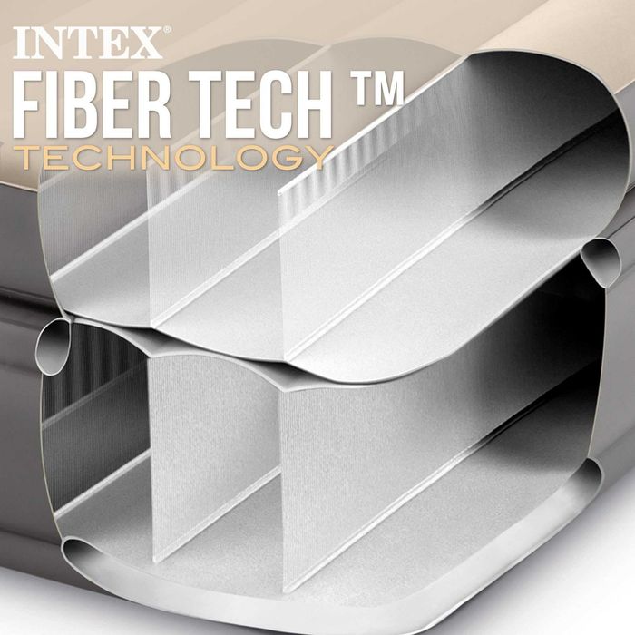 Надуваем матрак легло Intex Prime Comfort Elevated 152х203х51см