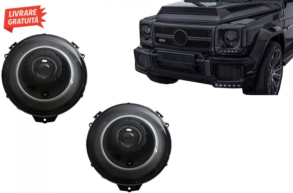 Faruri Bi-Xenon OEM Look Mercedes G-Class W463 (2005-2017) Negru