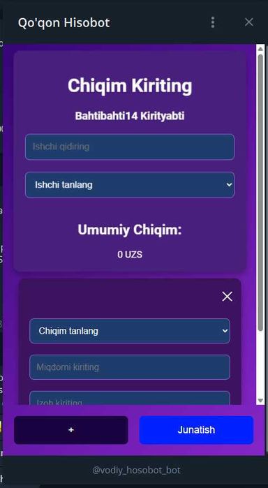 Telegram bot va Excel