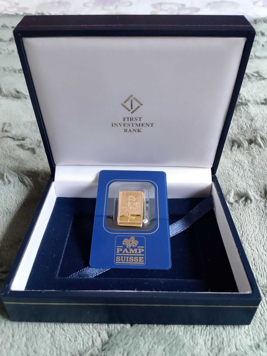 PAMP SUISSE златно кюлче