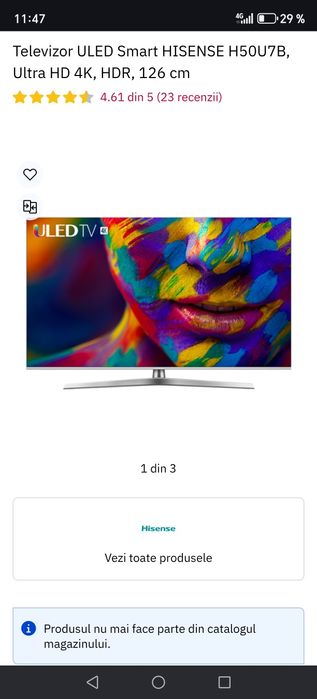 Tv Hisense Uled 126cm