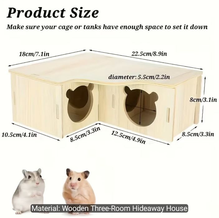 Casuta pentru hamsteri