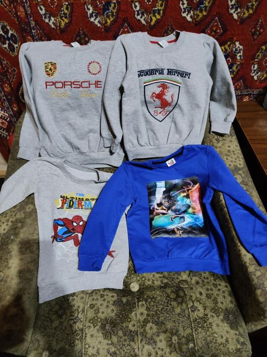 Толстовки на мальчика от 5 до 7 лет