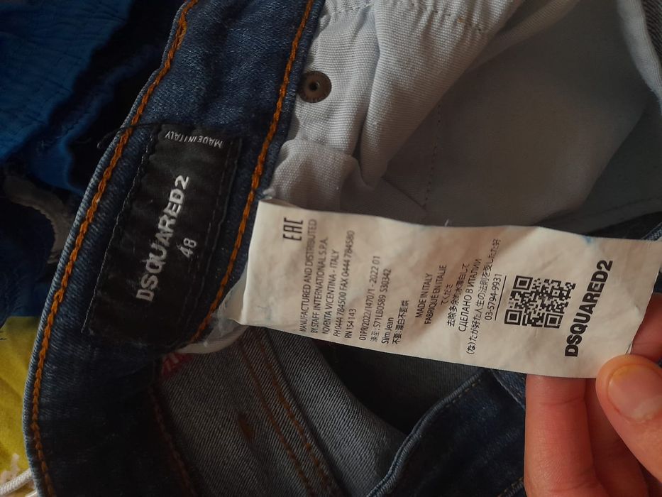 Blugi dsquared2 albastri