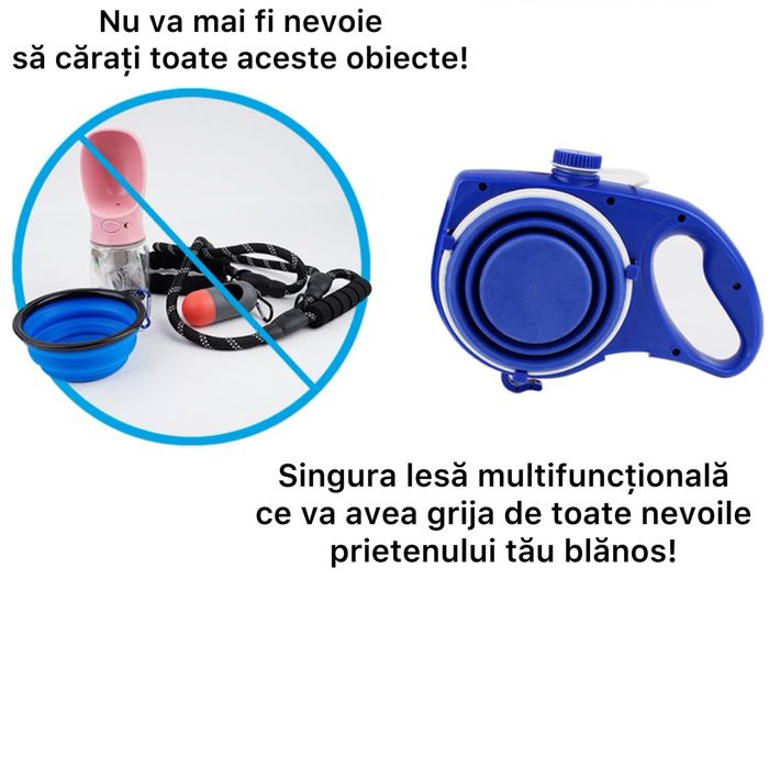 Lesa pentru caini multifunctionala