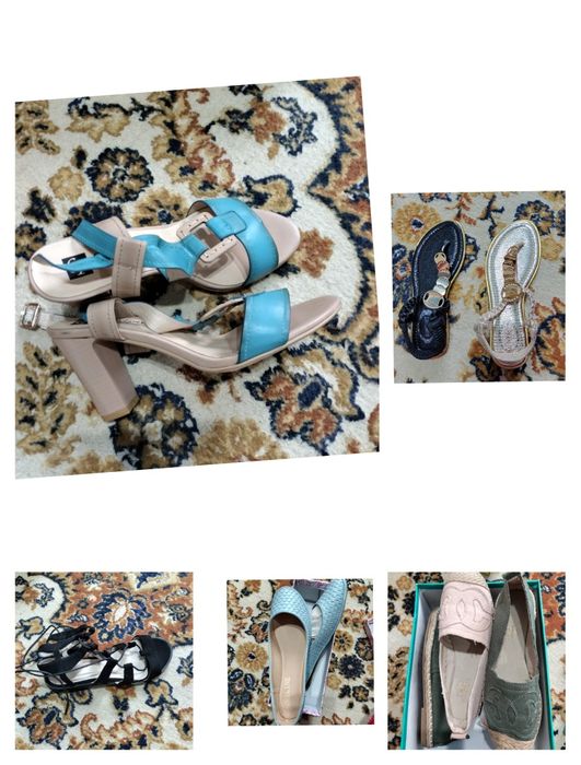 Шлепки кож зам и кожа