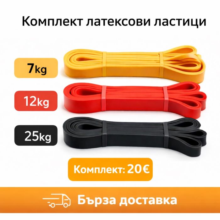 ТОП ЦЕНА!!! Комплект латексови ластици за тревировка!!!