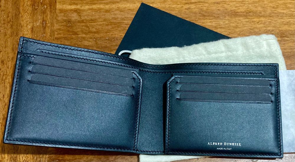 Alfred Dunhill portofel piele NOU, nefolosit, made in Italy.
