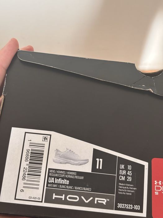 Чисто Нови Мъжки Маратонки Under Armour UA INFINITE 45 номер