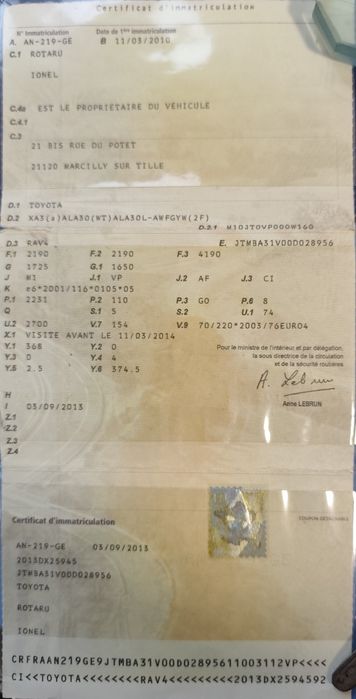 Rav 4 diesel 110 kw, 2010