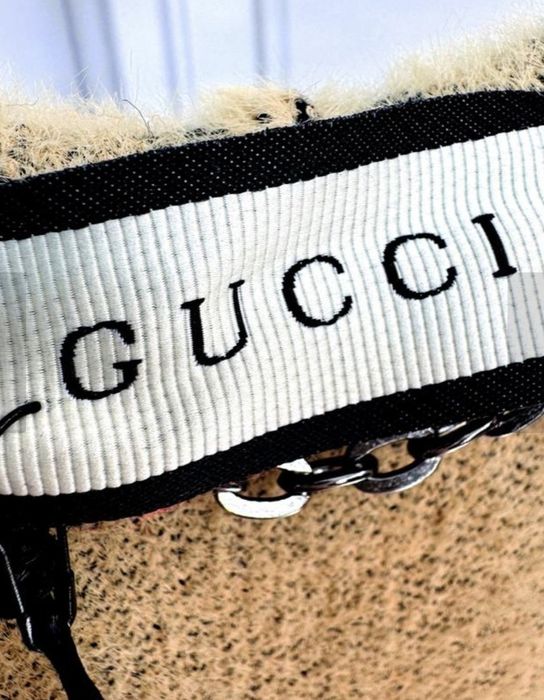 Луксозен топъл кардиган Gucci с качулка – ангора/кашмир/вълна, нов