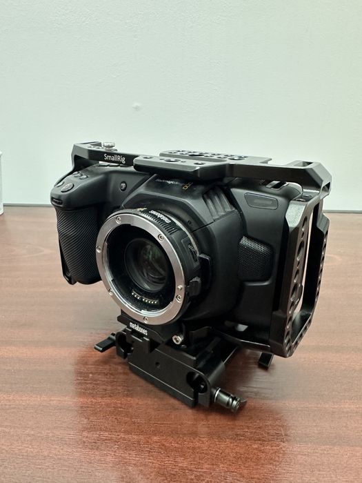 Blackmagic bmpcc 4k + accesorii si cutie originală