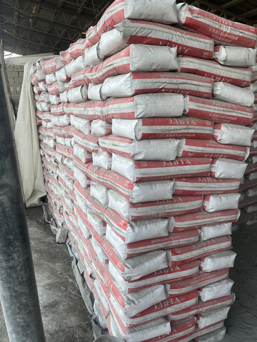 кафелный клей ишлаб чикарувчидан, клей плиточный