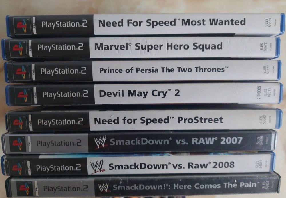 [PS2] Vând 80 jocuri originale pentru PlayStation 2 //poze reale