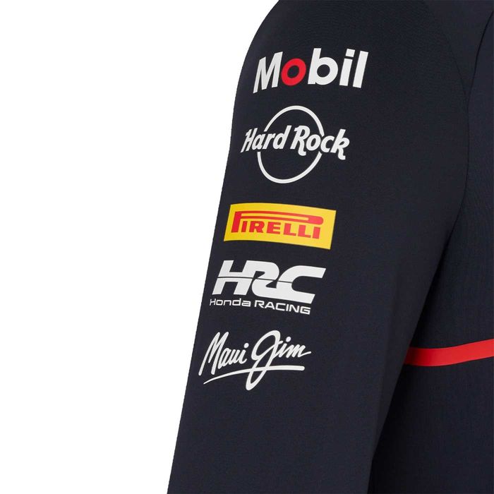 Red Bull Racing F1 Team 1/4 Zip Top - Оригинална мъжка блуза с цип