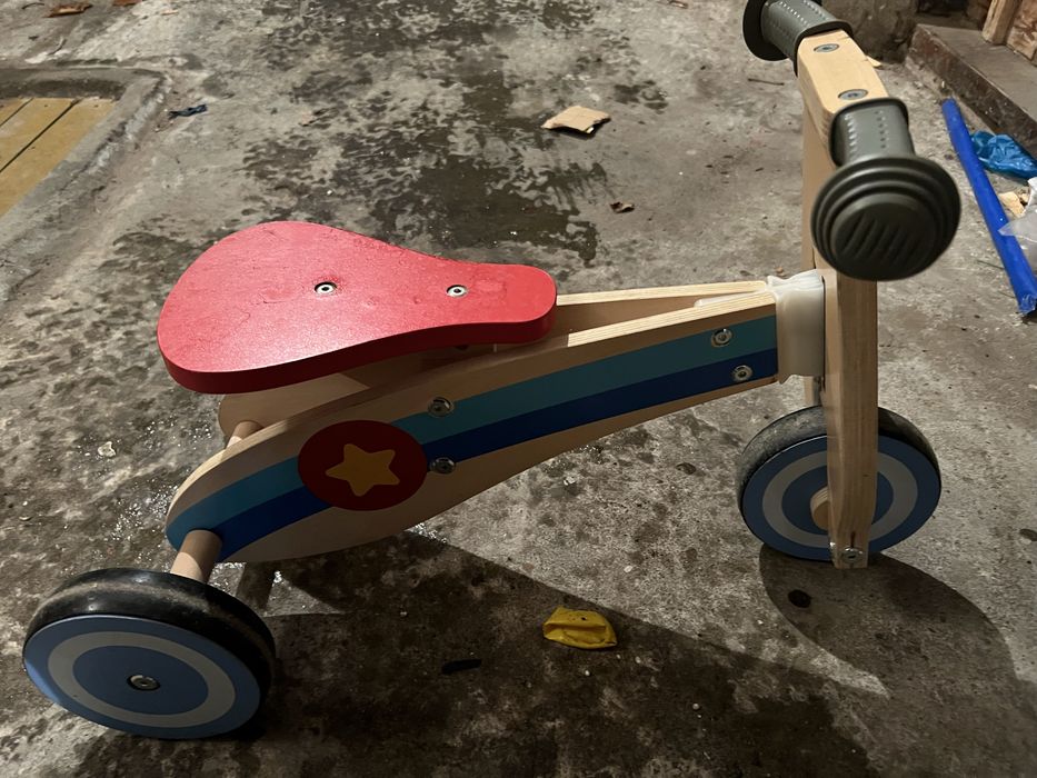 Детско дървено колело