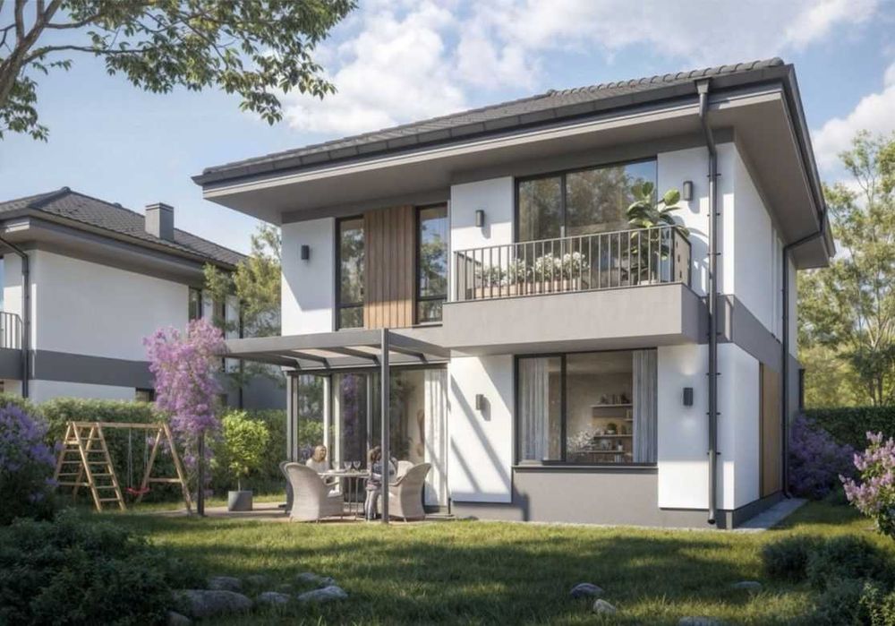 Двуетажна къща в Беломорски с гараж