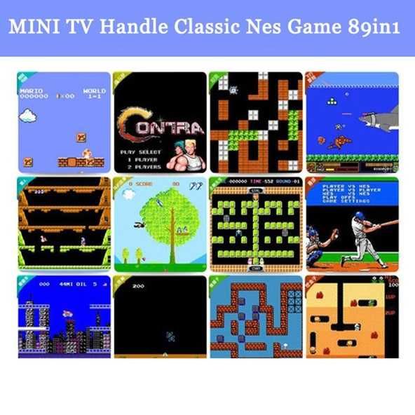 Ретро Конзола 8-Bit с 89 Игри – Супер Мини Видео Игра за Телевизор