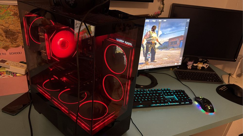 Pc/unitate gaming ryzen 5 5600x-rx 5700 8g
