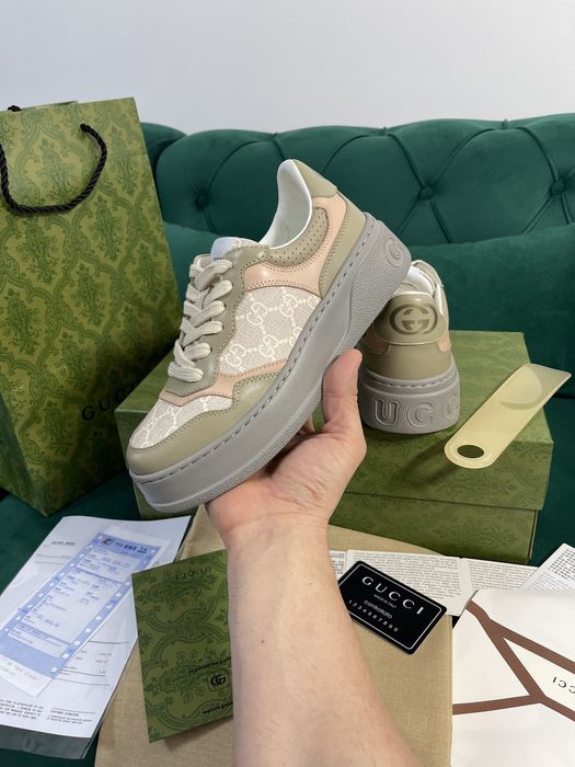 Adidasi Gucci GG piele naturala 100% Full Box