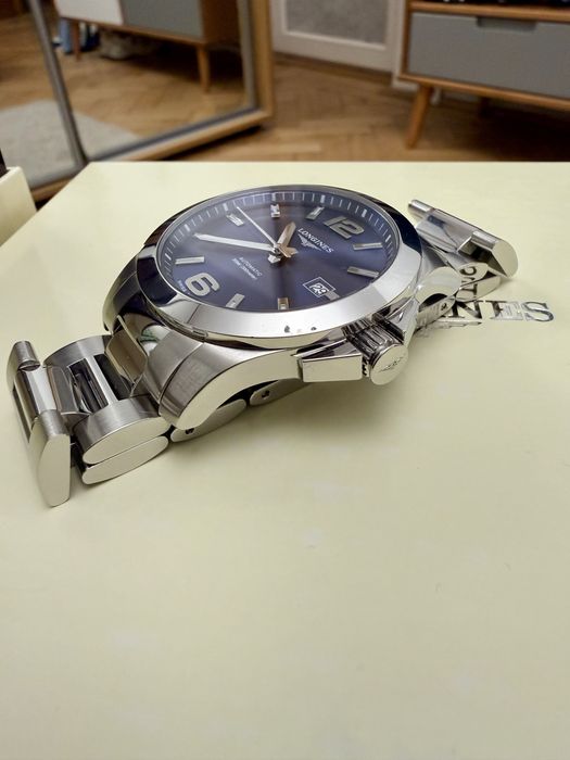Ceas Longines Conquest automat Blue 41 mm