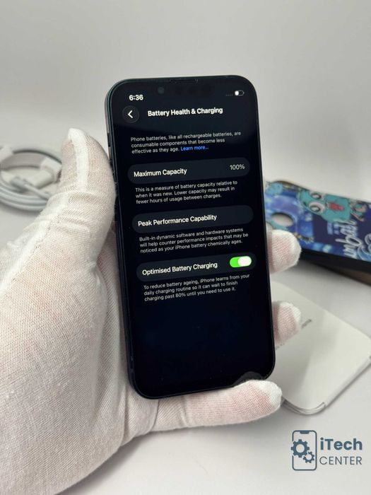 iPhone 13 mini, 256GB, Midnight, 100% батерия, КАТО НОВ, ГАРАНЦИЯ!