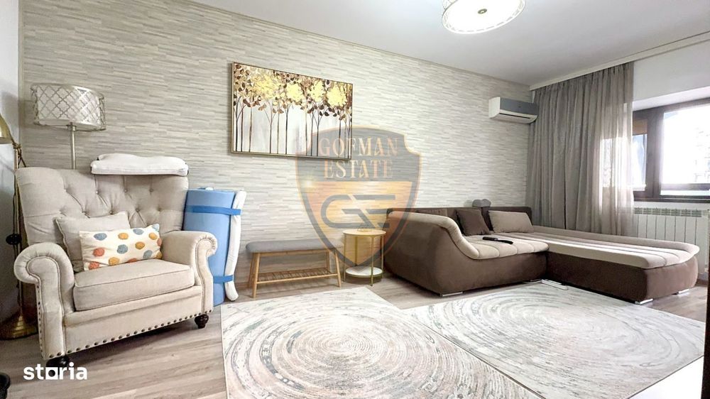3 camere, Faleza Nord, 84 mp, 2 bai, 2 balcoane, renovat, mobilat, etj — fotografia 3