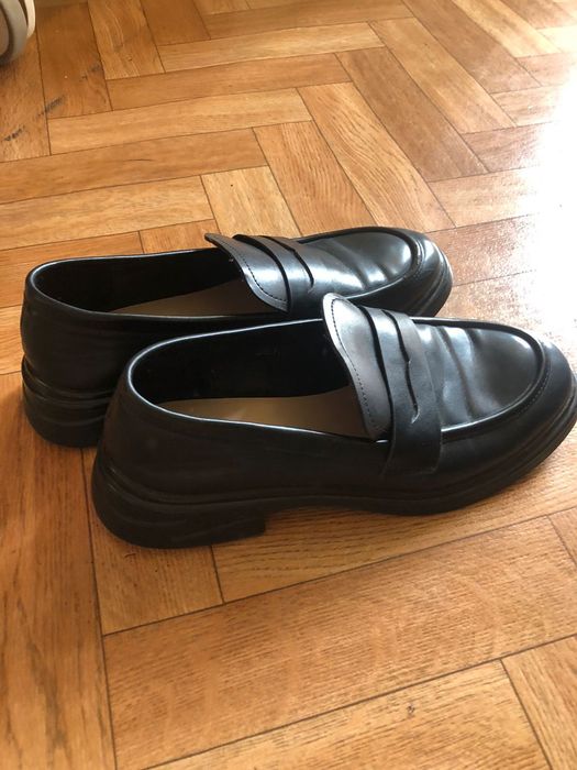 лоферы черный школьный