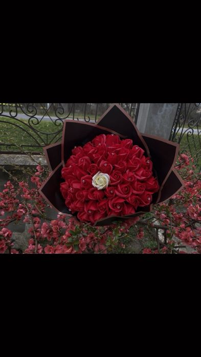 buchet din trandafiri de sapun 51