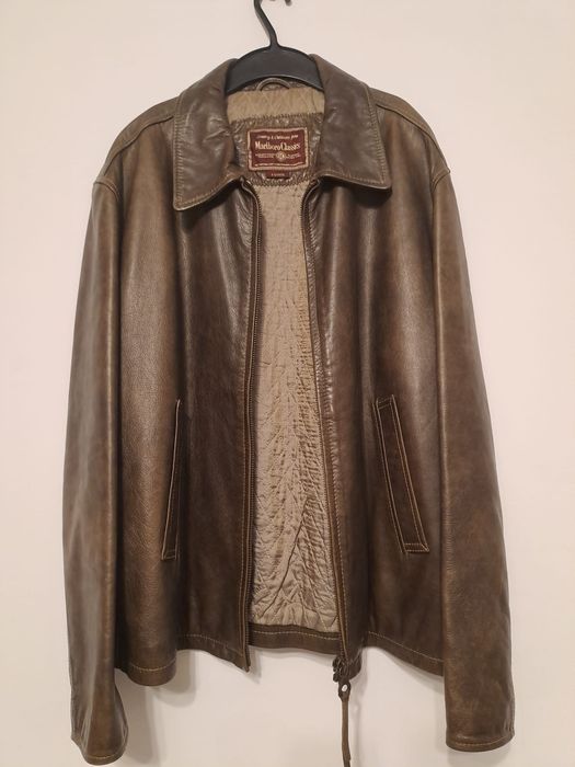Geaca piele Marlboro Classis, masura XL