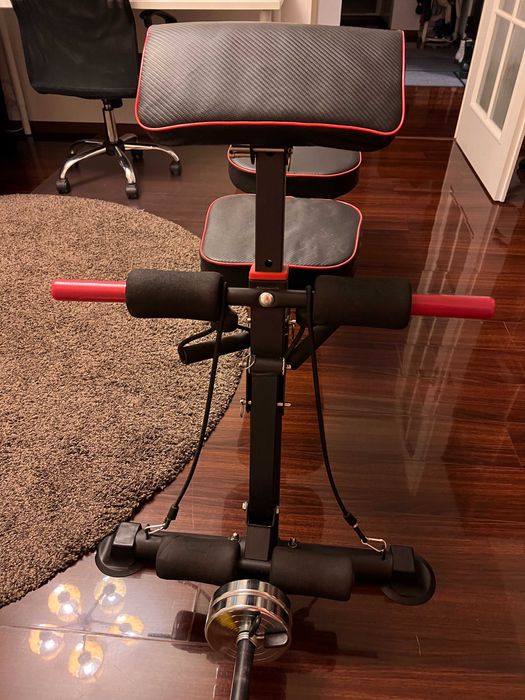 Gantere + Banca de exercitii