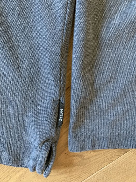 Zegna поло блуза с дълъг ръкав, L/XL размер