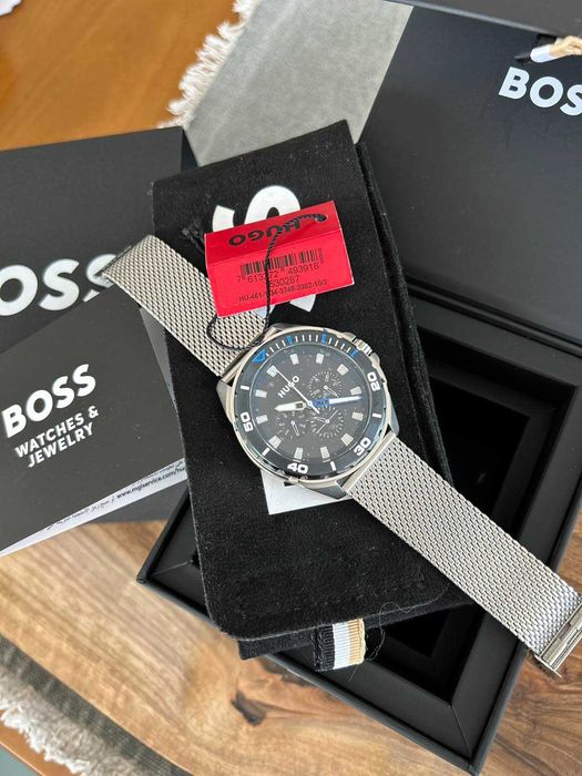 Часовник HUGO Fresh 1530287 Сребрист