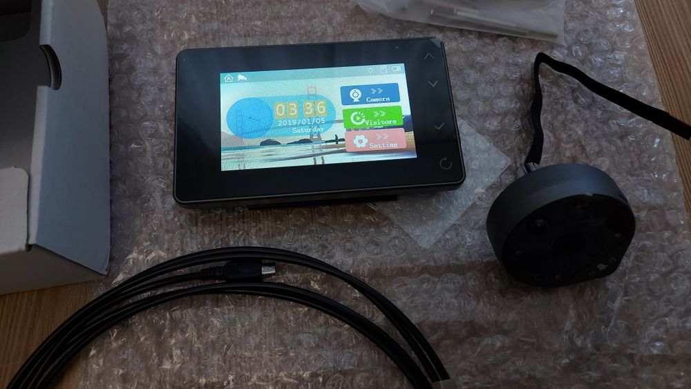 Video Vizor Sonerie cu detectie Infrarosu